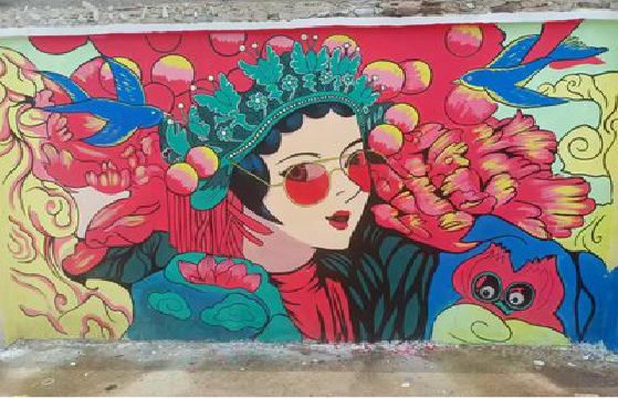 祁阳墙体彩绘-网红墙