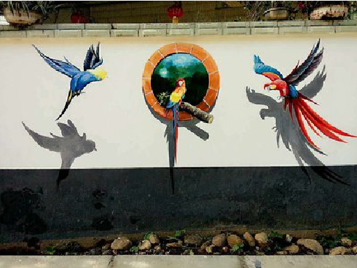 祁阳视觉错位-3D墙绘设计