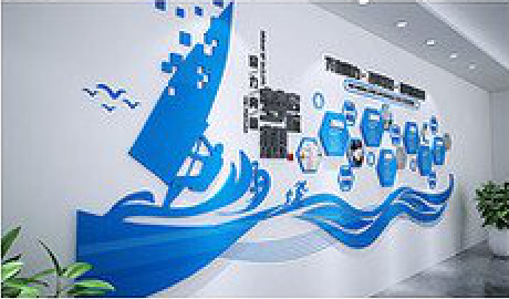 祁阳海浪主题文化墙如何设计？