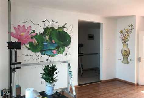 祁阳墙体彩绘相比墙纸的优势。