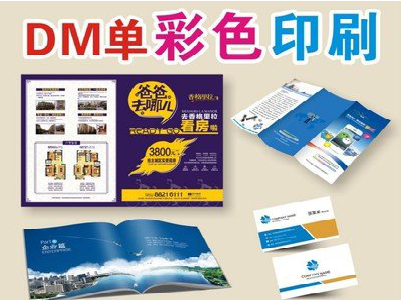 祁阳单页印刷，色彩搭配简单。