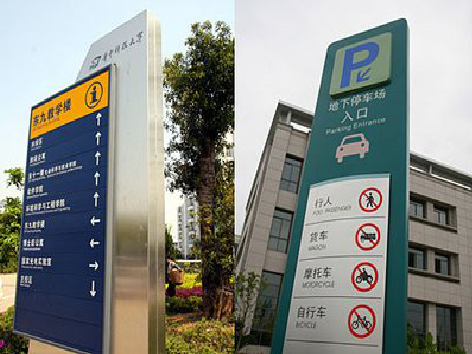 祁阳导向标识的设计作用。